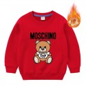 モスキーノmoschino子供 子ども キッズ ベビートップス ブランドコピー服綿100% 秋服 冬服ジャンパー 上着保育園 小学生 裏起毛 防寒 モスキーノフードなし キッズアウターアウトレット 子供服 パーカー 無地