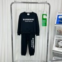 バーバリー小学生子供ブランドパロディ衣装長ズボンスウェット トレーナーセットアップ男の子 秋冬Burberry 長袖 上下バーバリーセットアップパンツ上下 2点 セット おしゃれ 