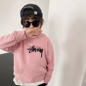 ステューシー子供 子ども キッズ ベビートップス ブランドコピー服綿100% 秋服 冬服stussyジャンパー 上着保育園 小学生 裏起毛 防寒 フードなし キッズアウター秋冬服 ステューシーシンプル 通園 通学 小学生 パーカー