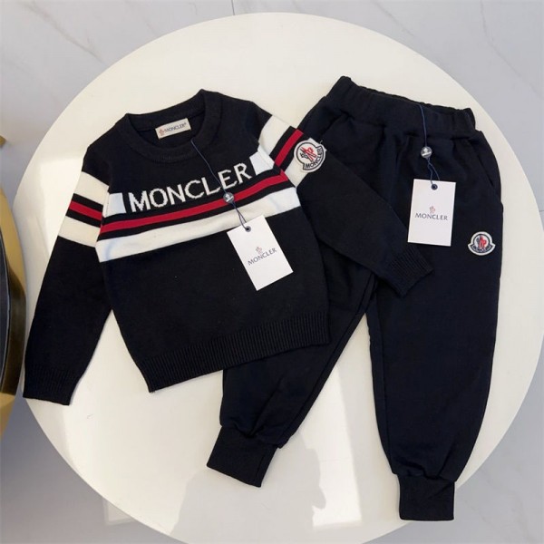 moncler モンクレール子供服 韓国風秋冬春 ボーイズ ガールズ moncler ユニセックスジュニア こども服男の子 女の子 男児 女児セットアップ ユニセックスプリント 子供服 キッズ ベビー トップスブランドコピー服子供服 ベビー服