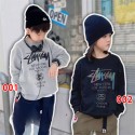  激安ステューシーパーカー裏起毛あり ブランド子ども服パロディ冬春秋stussy ボーイズ ガールズ ユニセックスジュニア パーカー激安こども服プリント子供服 キッズ ベビー トップスブランドコピー服子供服 ベビー服